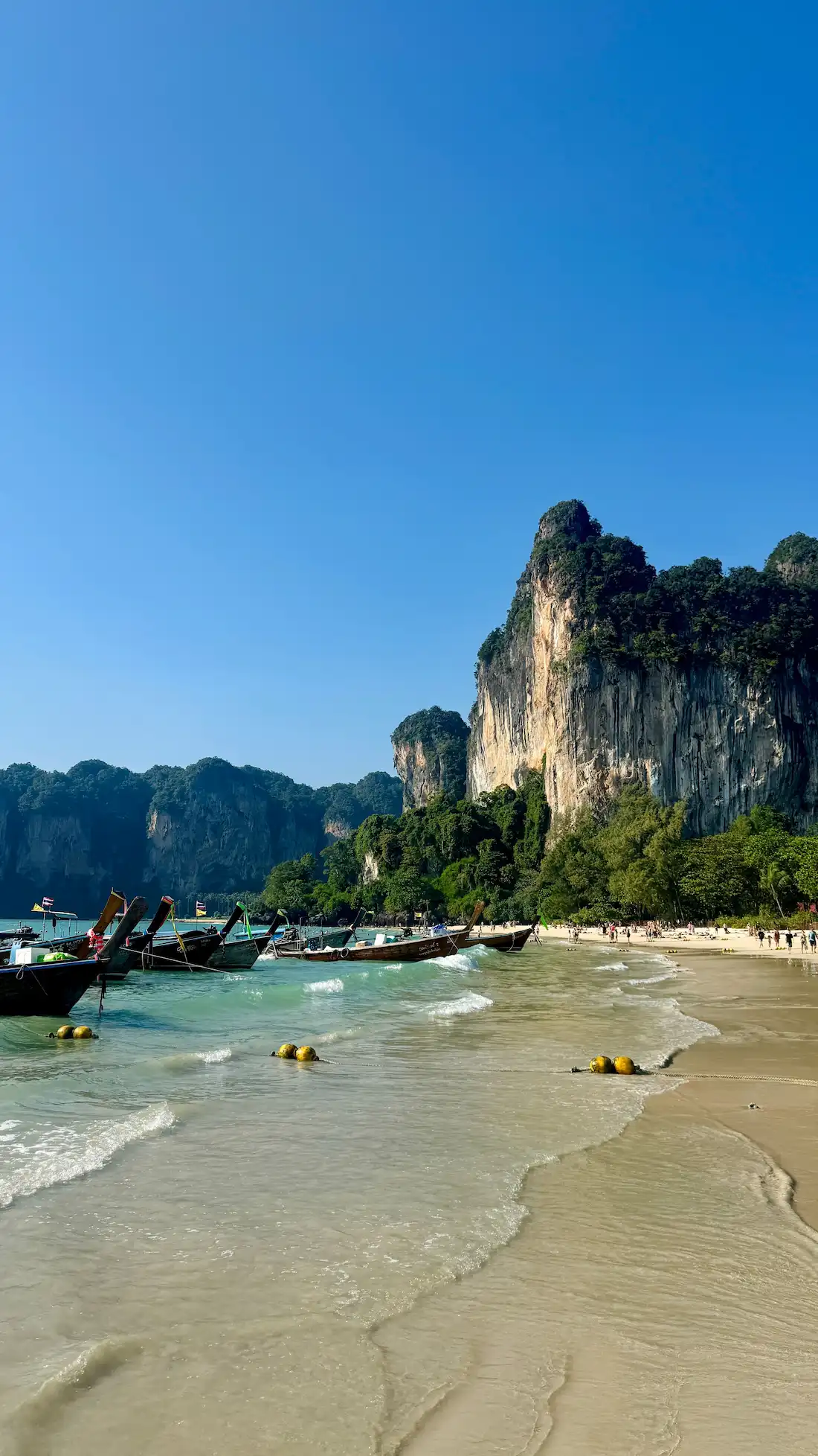 Beach in Krabi at sunset