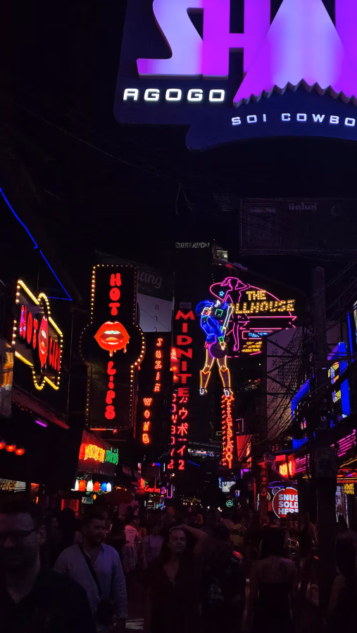 Thailand vertical city scene