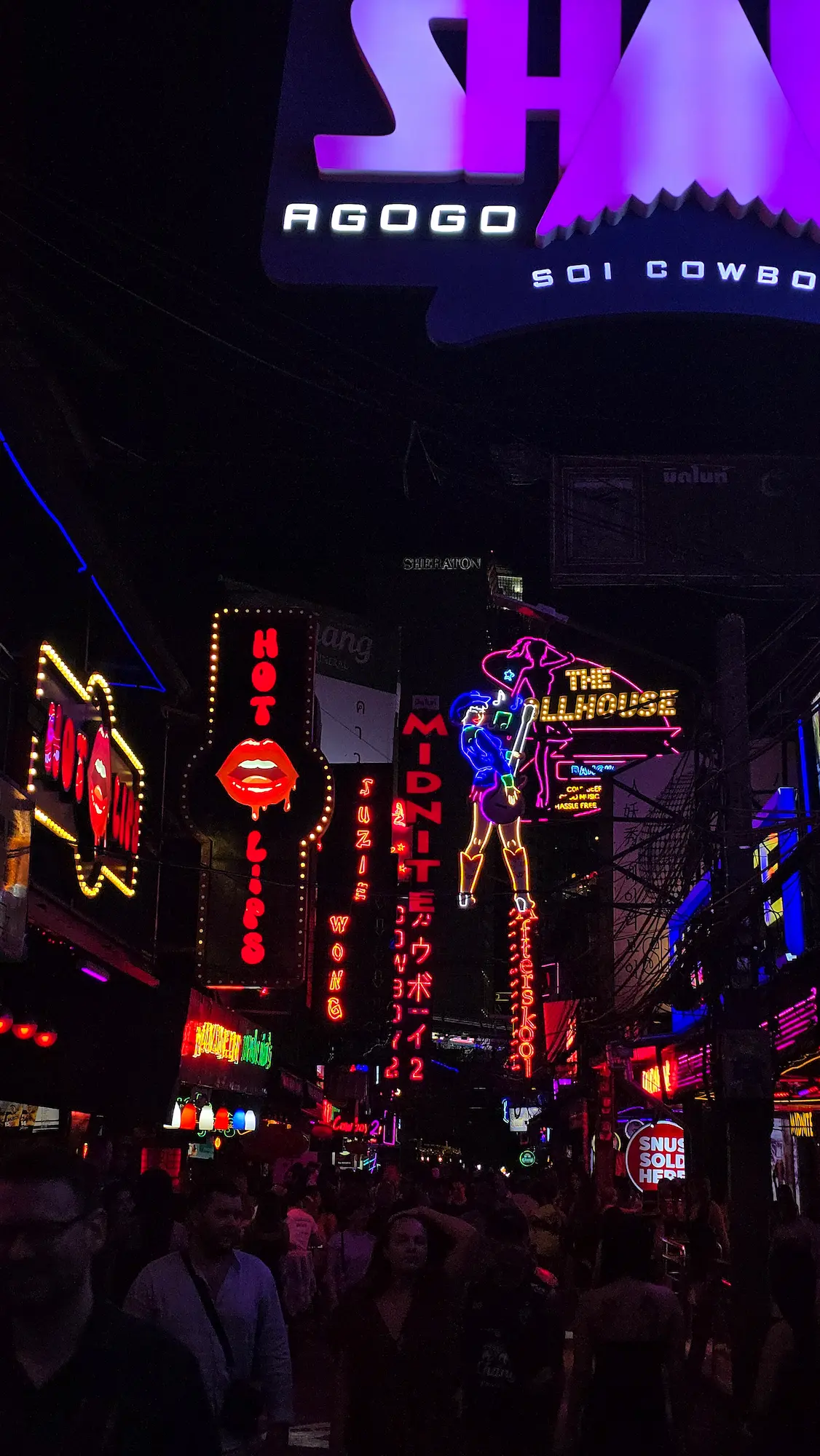 Thailand vertical city scene